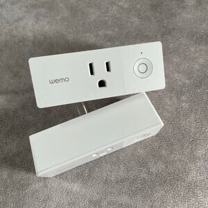 Wemo Mini Smart Plug WiFi Set of 2 Works With Alexa Google Smart Home F7C063